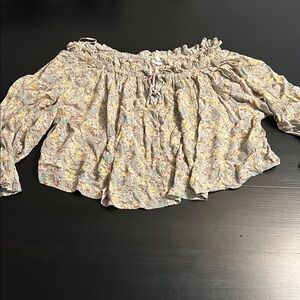 Elan Floral Off-Shoulder Blouse